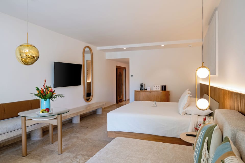Junior Suite Swim Up , Adult Only | Free minibar, in-room safe, blackout drapes, iron/ironing board