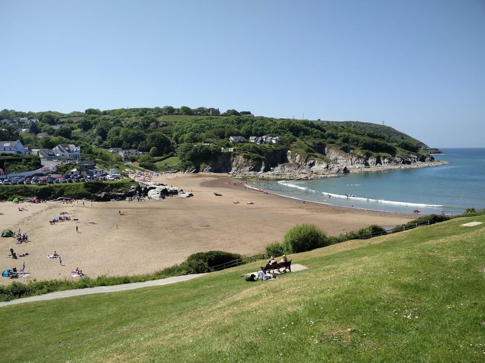 Nearby Aberporth.