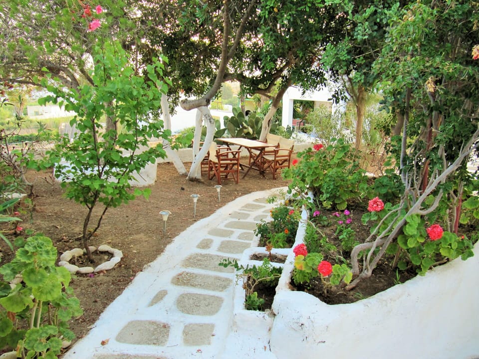 Private terrace in the Garden