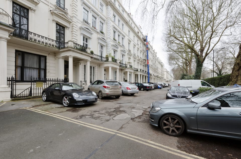 Parking available outside property