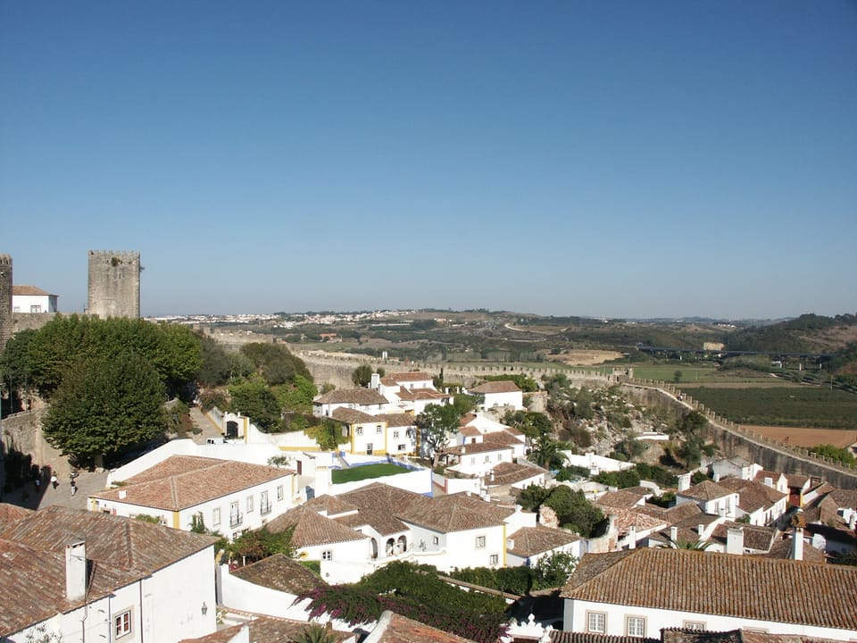 The picture perfect Obidos is just 7km down the hill
