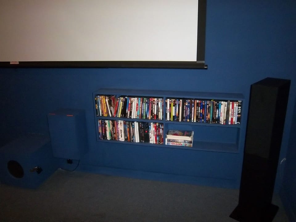 DVD/Blu-ray selection in theatre 
