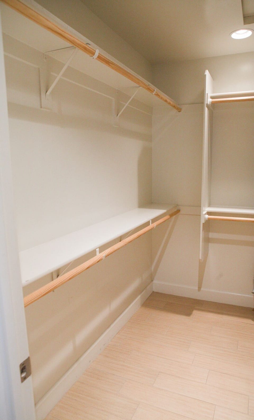 HUGE walk in closet with ample storage for all your belongings