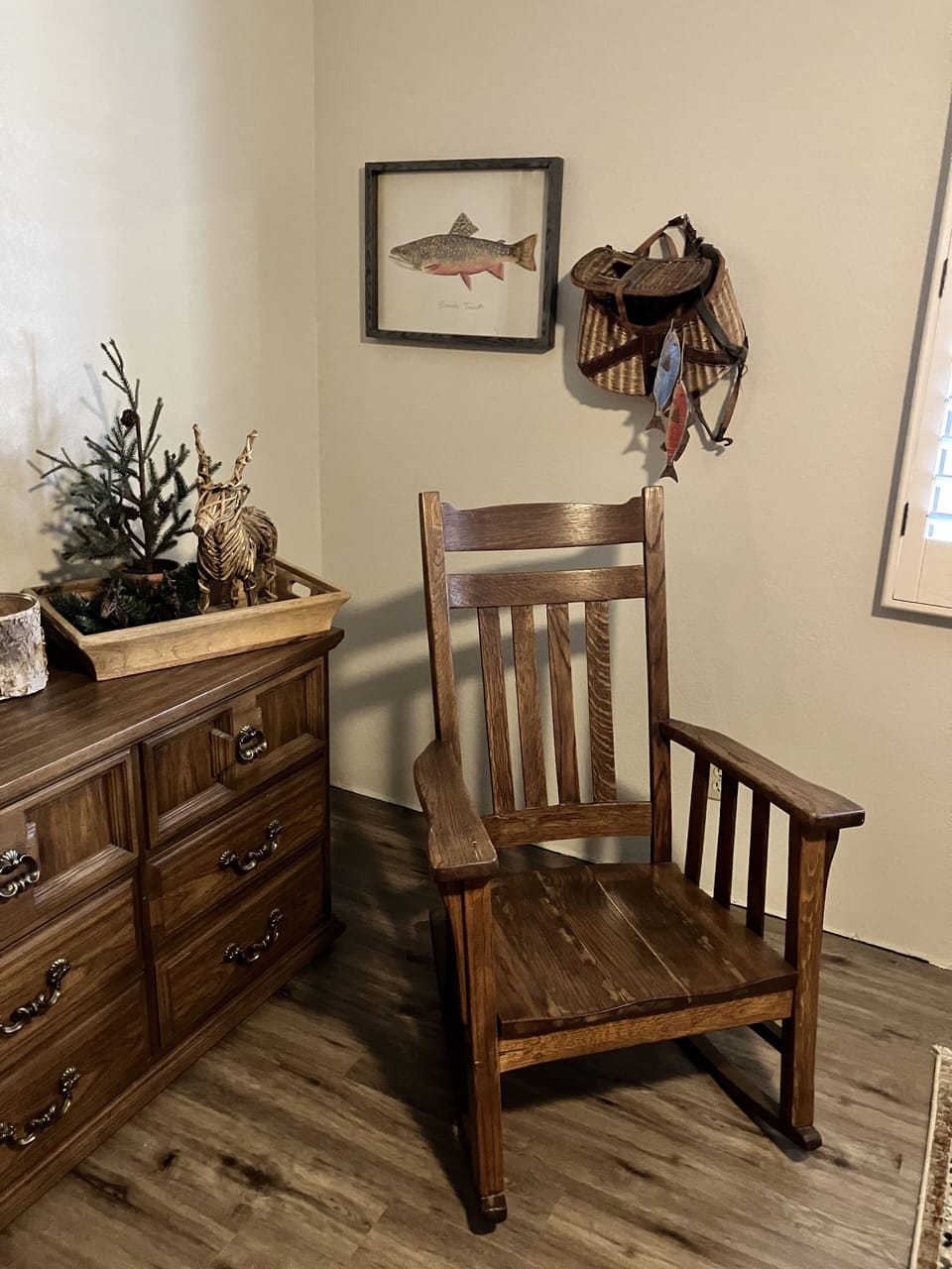 Main floor sitting area in bedroom