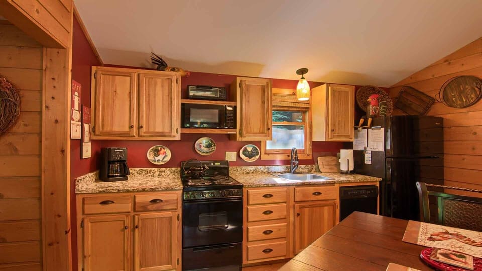 With all amenities, why leave? All you need to prepare simple or gourmet meals.