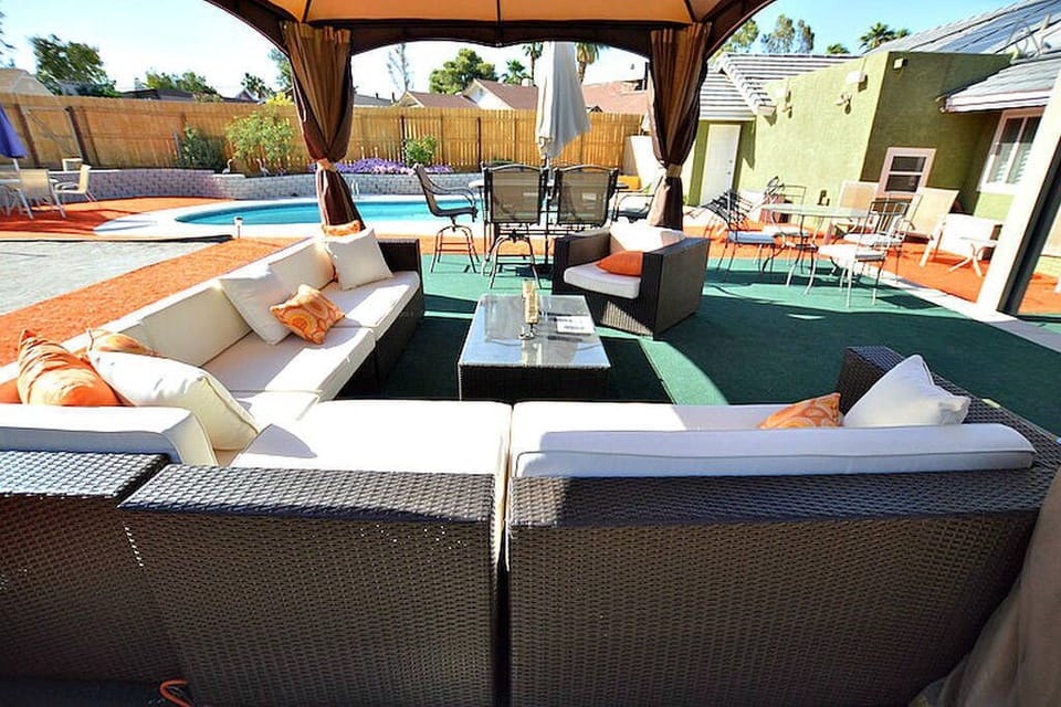Enjoy a nap or a night cap in one of the many outdoor seating options. 