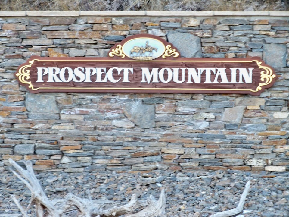 On top of Prospect Mountain.