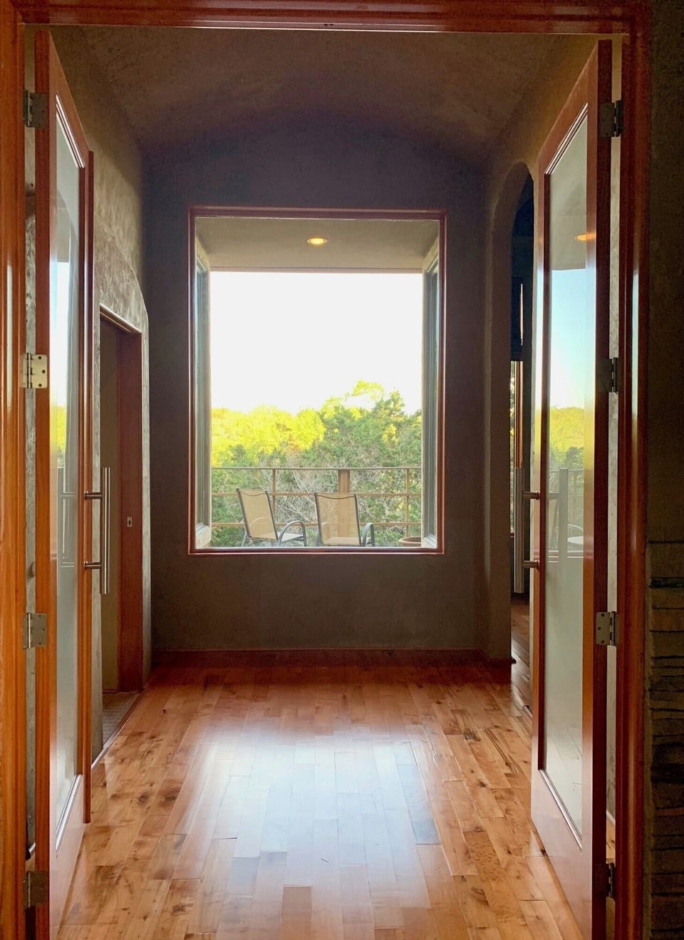 Master bathroom on the left.

Master bedroom on the right. 