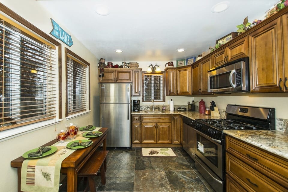 Eat in kitchen with lots of natural light