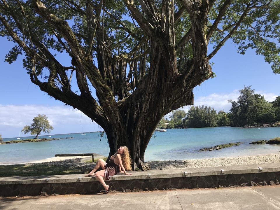Lovely white sand beaches in nearby Hilo.