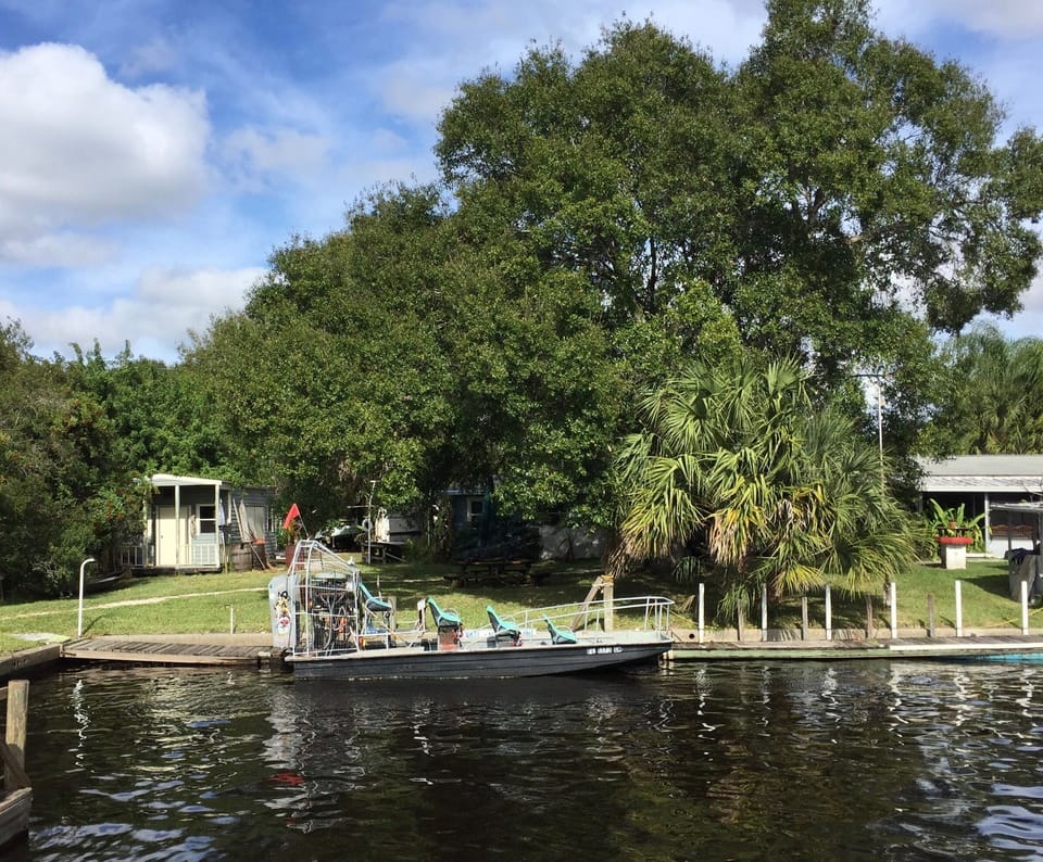 For a thrill take an air boat ride from the nearby Nav-A-Gator docks!