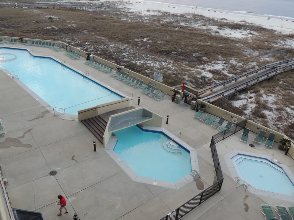 Large pool for lots of fun times.