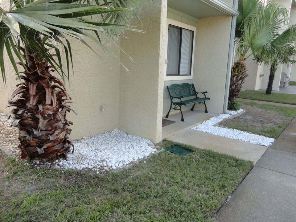 outside of front of unit from side angle