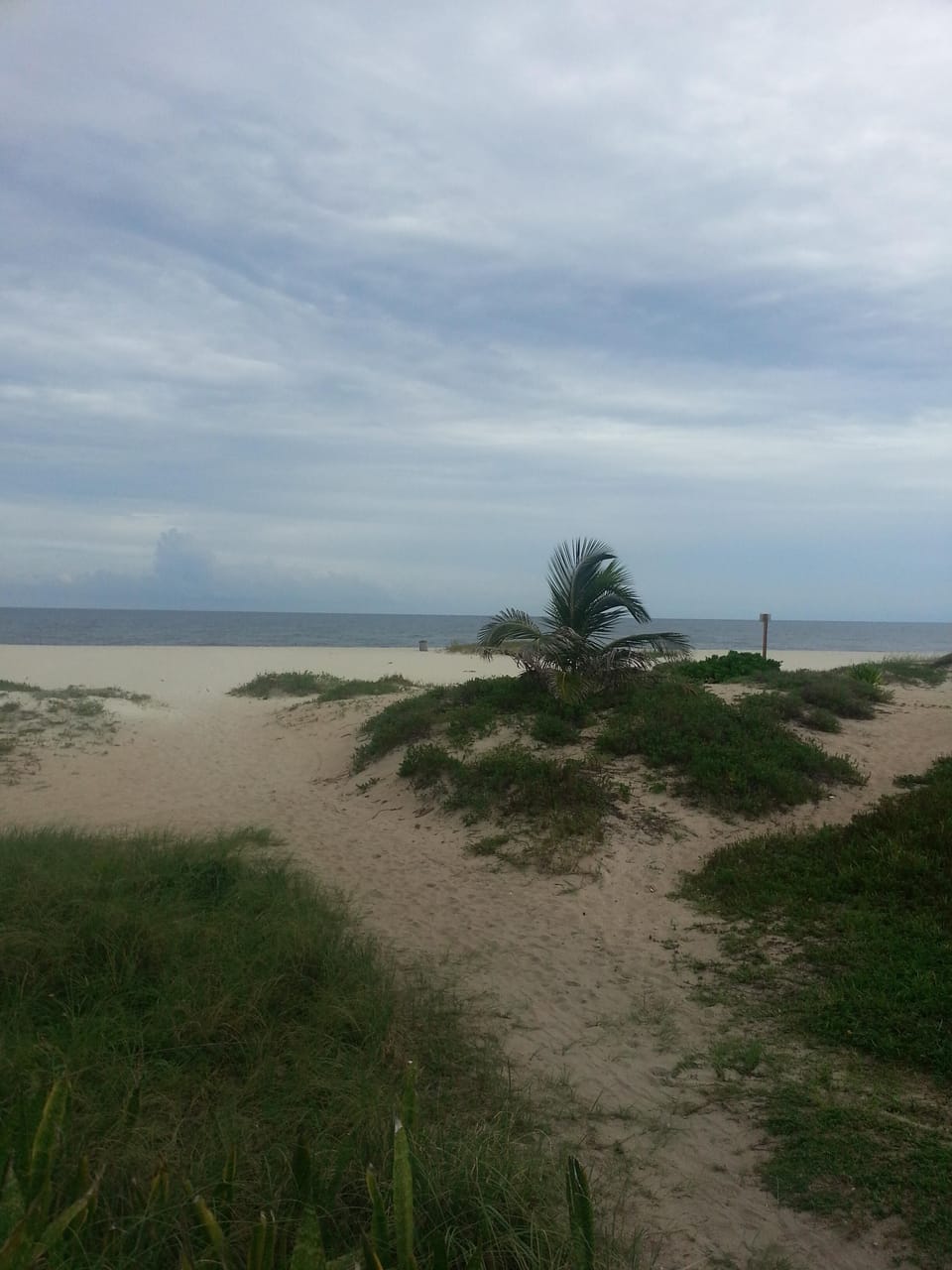 Beach at end of street. 