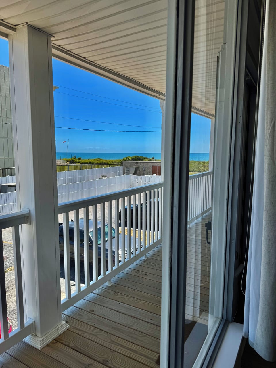 Ocean View from inside the unit.
