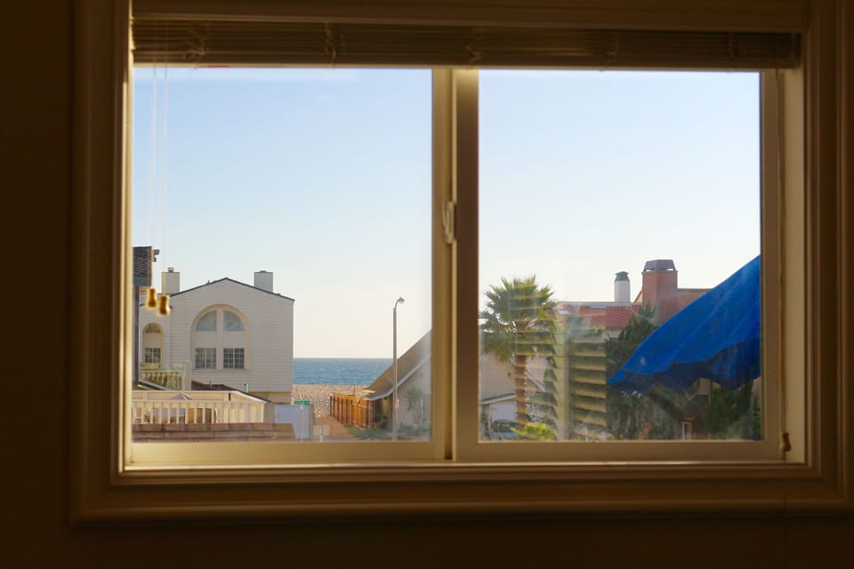 upstairs view from kitchen, watch the ocean when you cook or eat