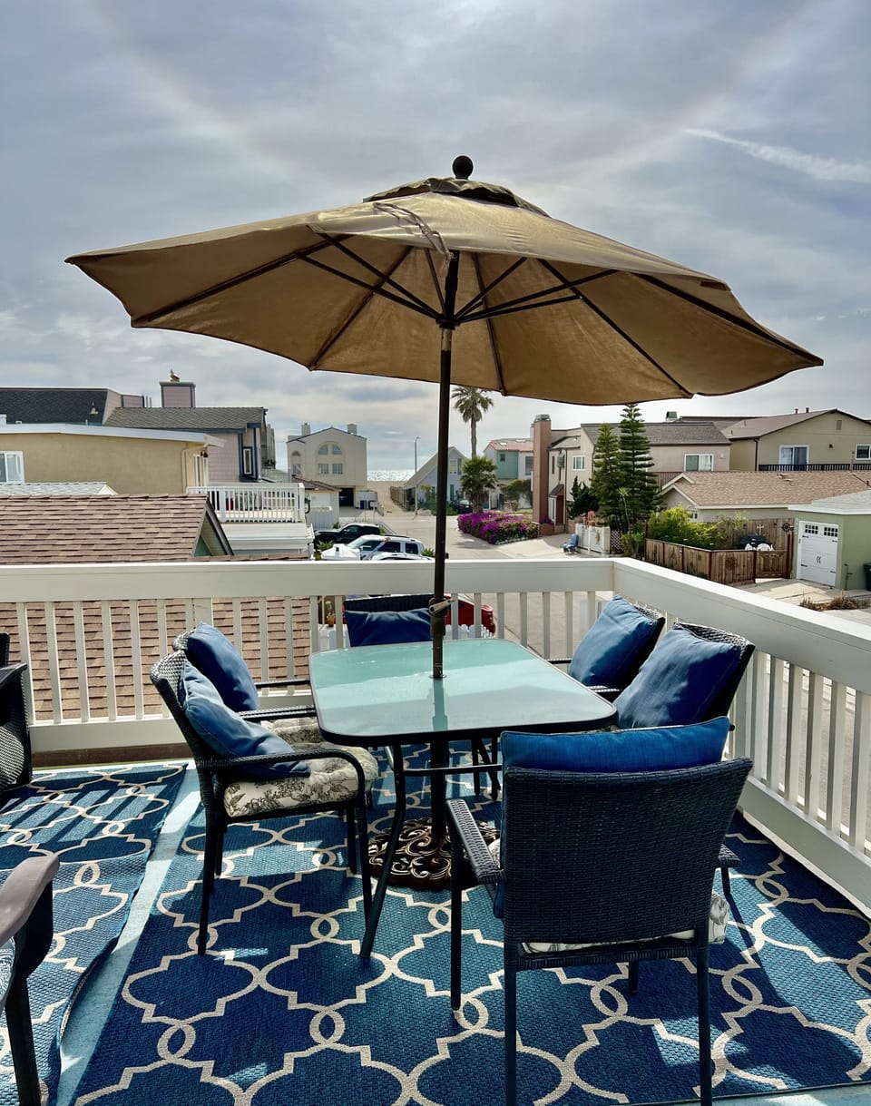 Upstairs deck