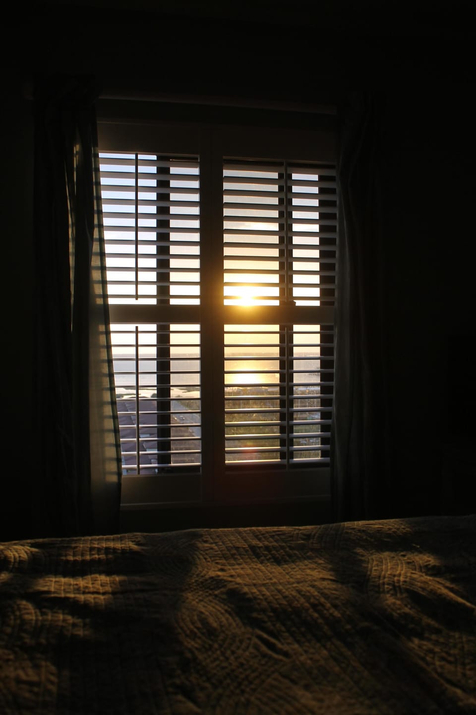 Sunset in the master. Beautiful..