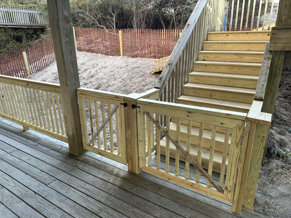 New this year, pet yard and deck gates