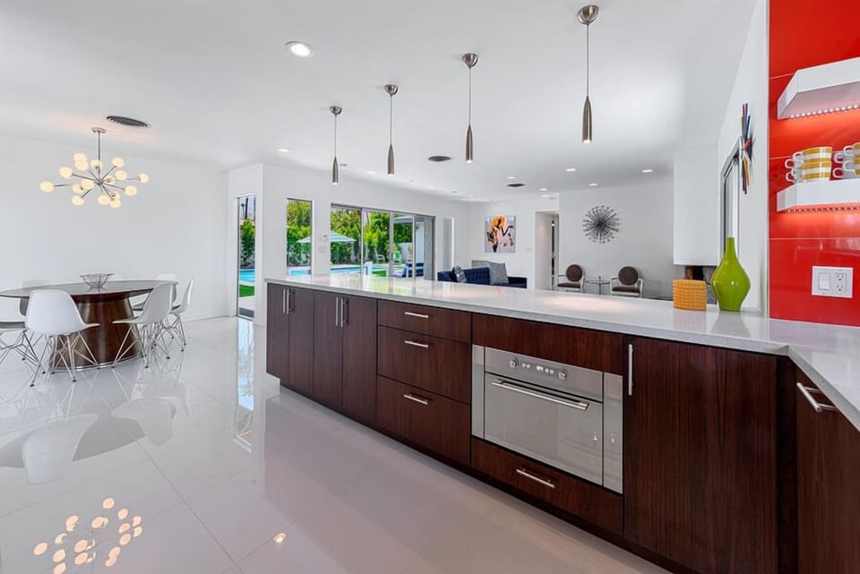 Kitchen Views to Pool