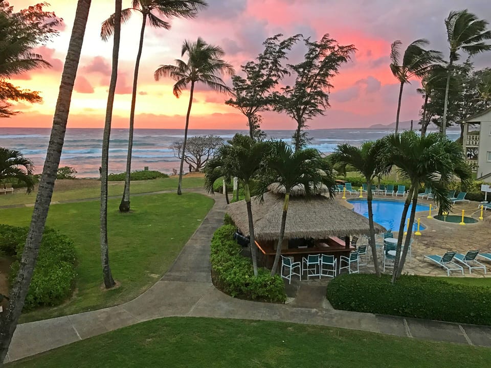 Another beautiful sunrise directly taken from our condo's lanai.
