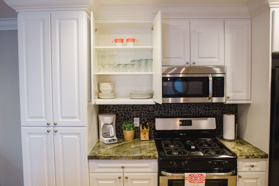 Plenty of cabinet space for all your groceries