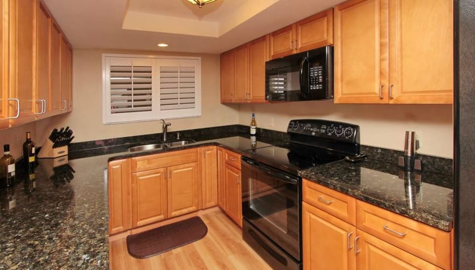 Upgraded kitchen complete with all you need to cook a gourmet meal