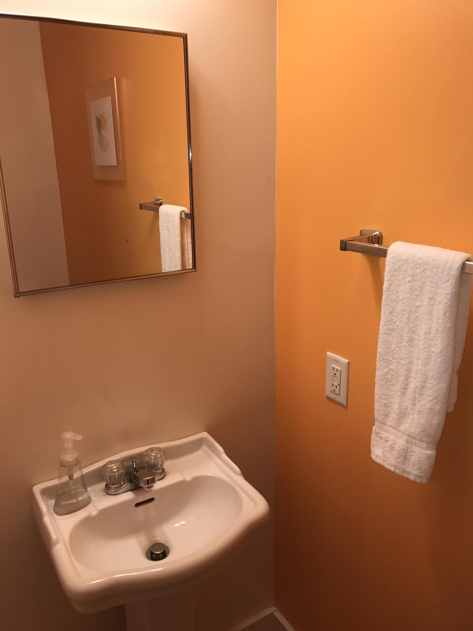 first floor, half bath