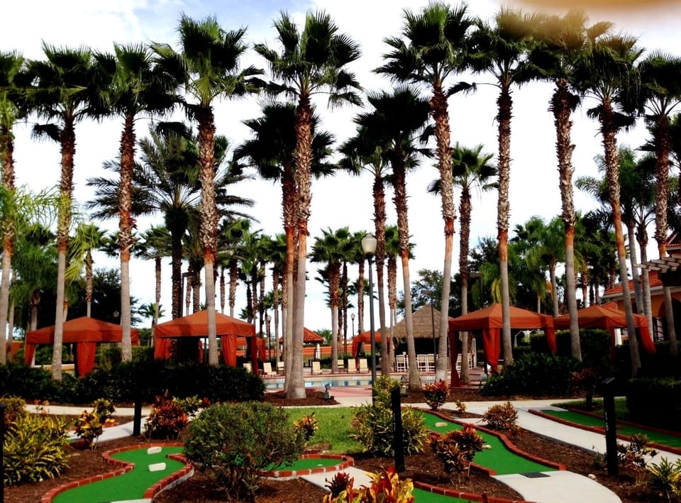 Solana Resort Ground with Mini-Golf Course, Club Pool, Cabana and Tiki Bar