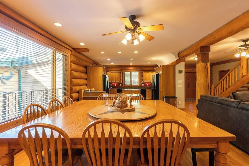 Dining Area | Hand Carved Lazy Susan