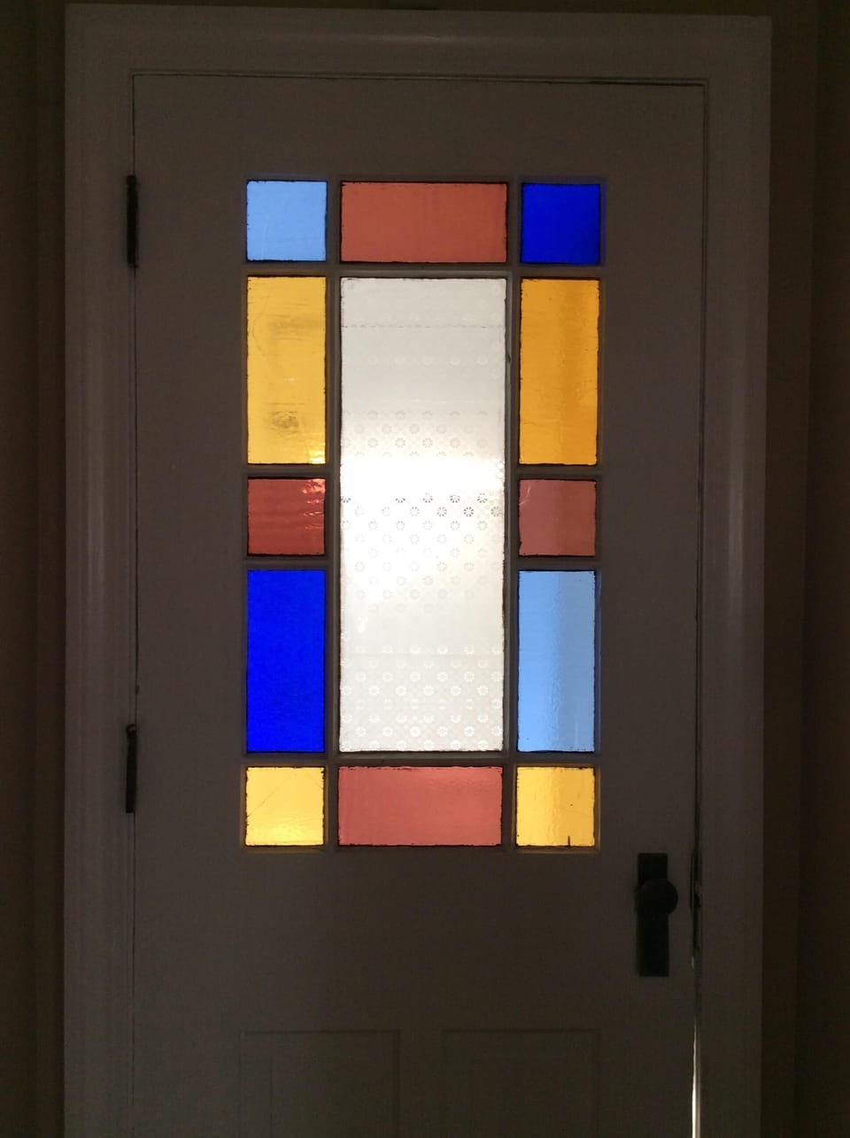 Vintage 1908 door in house