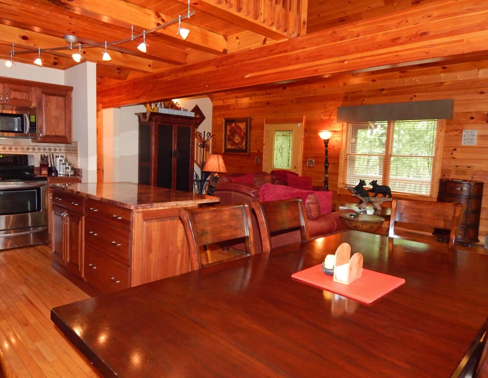 Dining Room, Kitchen and Family Room 