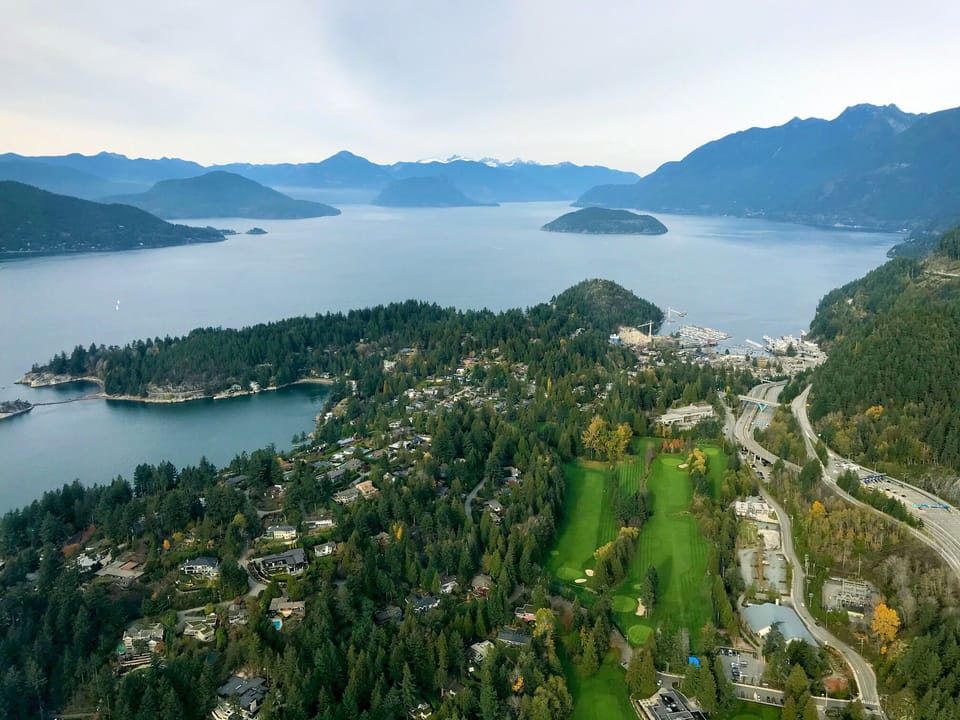 Aerial view Horseshoe Bay
