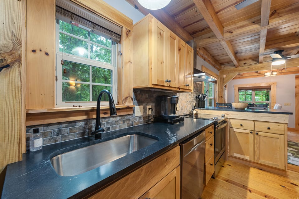 Newly remodeled kitchen