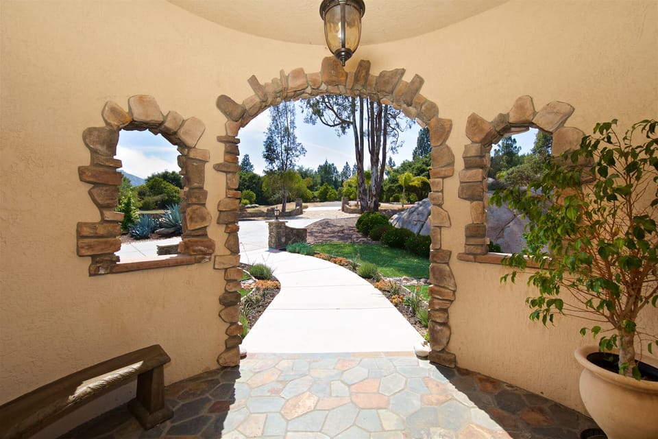 Entry way looking out