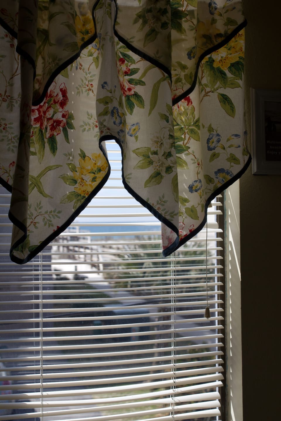 Window at the top of the stairs! See how close you are! Sidewalk and walkover!