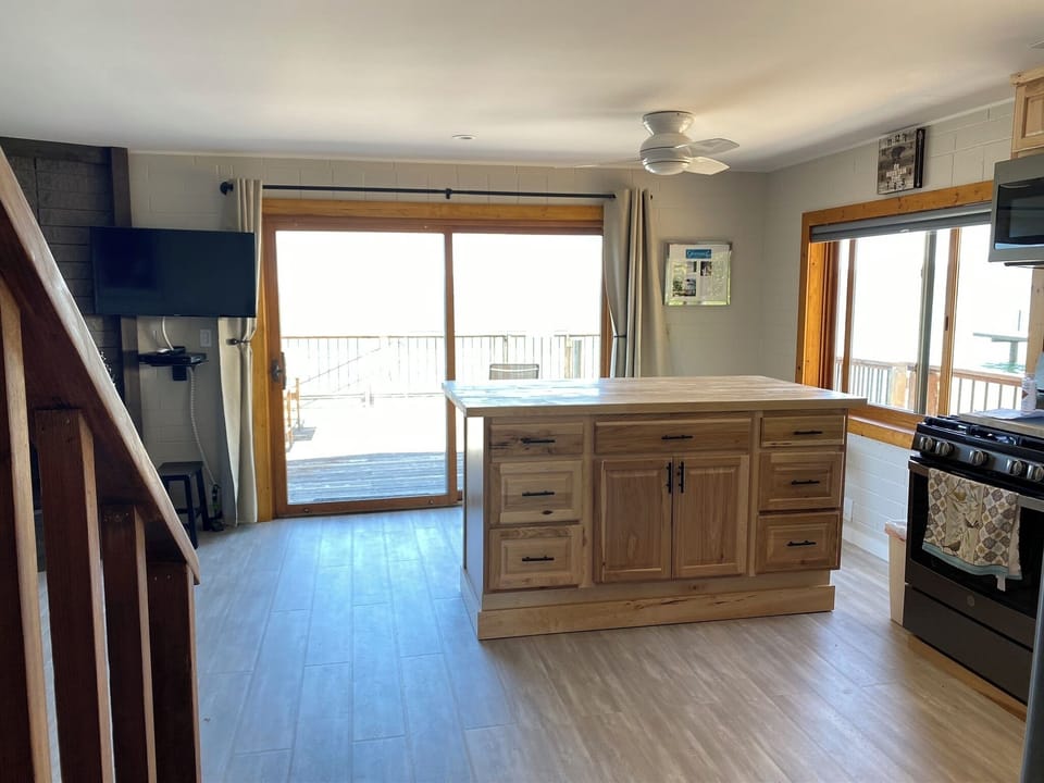 Kitchen Walkway into living room/outside
