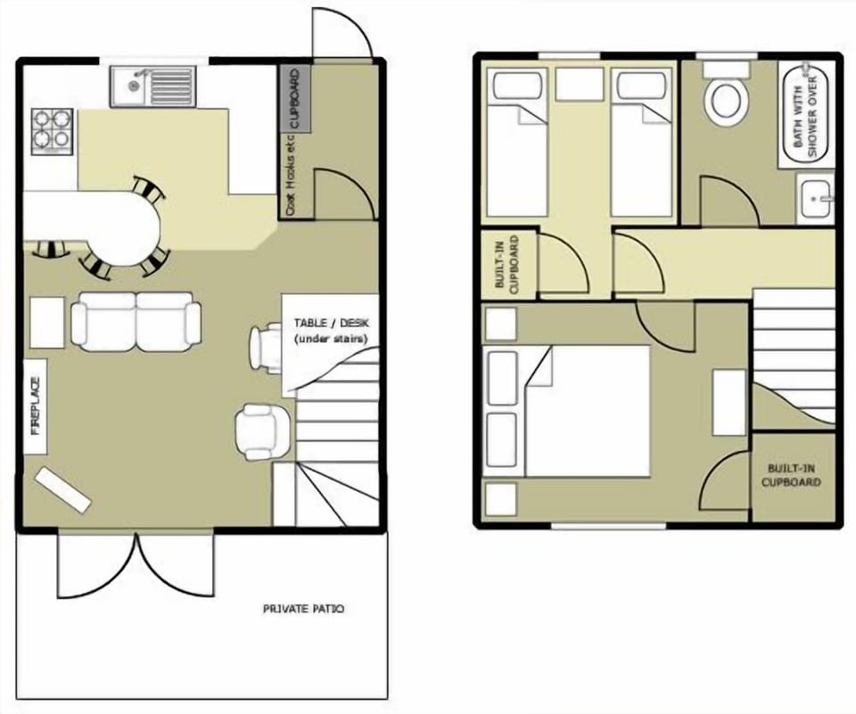 Floorplan of Star Cottage