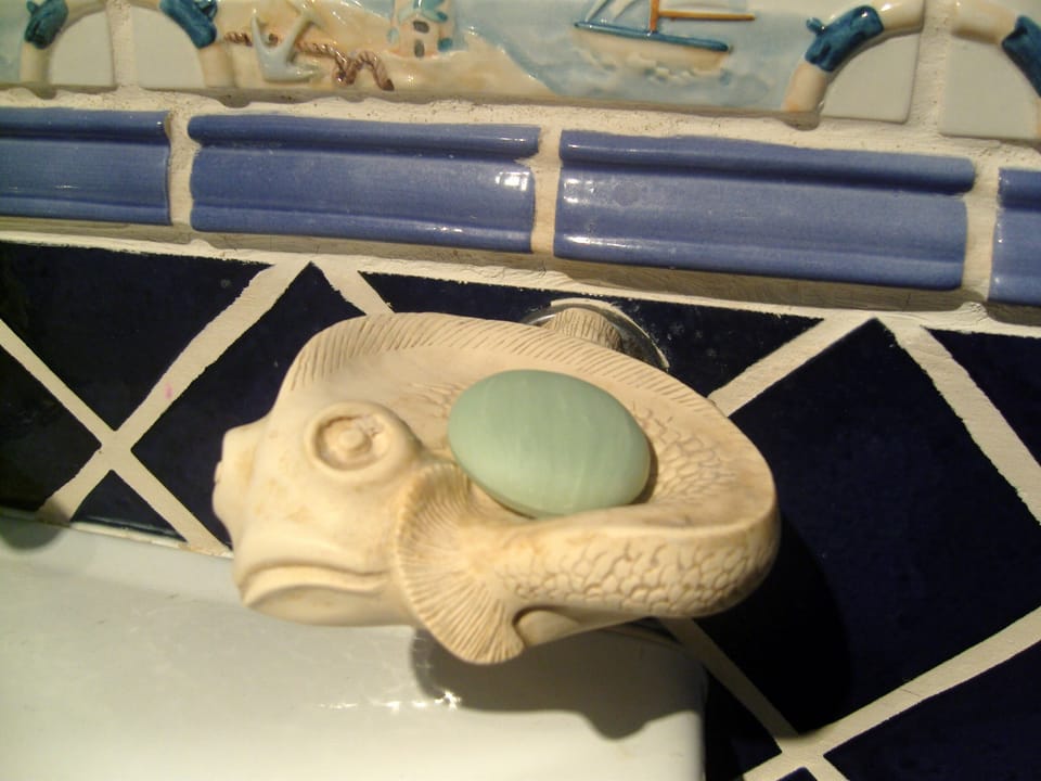 Family bathroom nautical design.