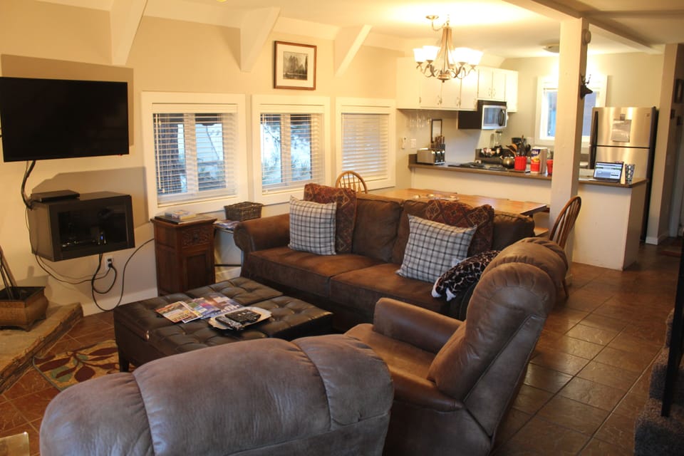 Main/Entry floor includes the kitchen, dining and living room.  Deck with views!