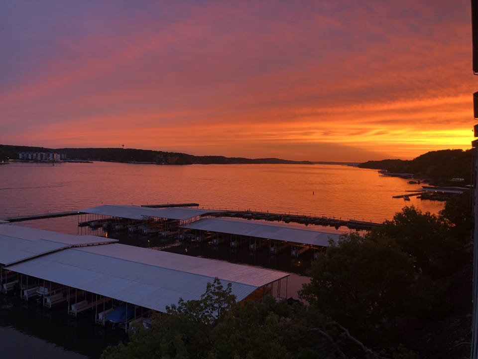 Breathtaking sunsets from the balcony!