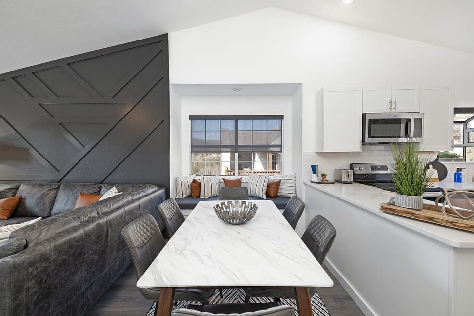 Open Kitchen - Dining - Living Area