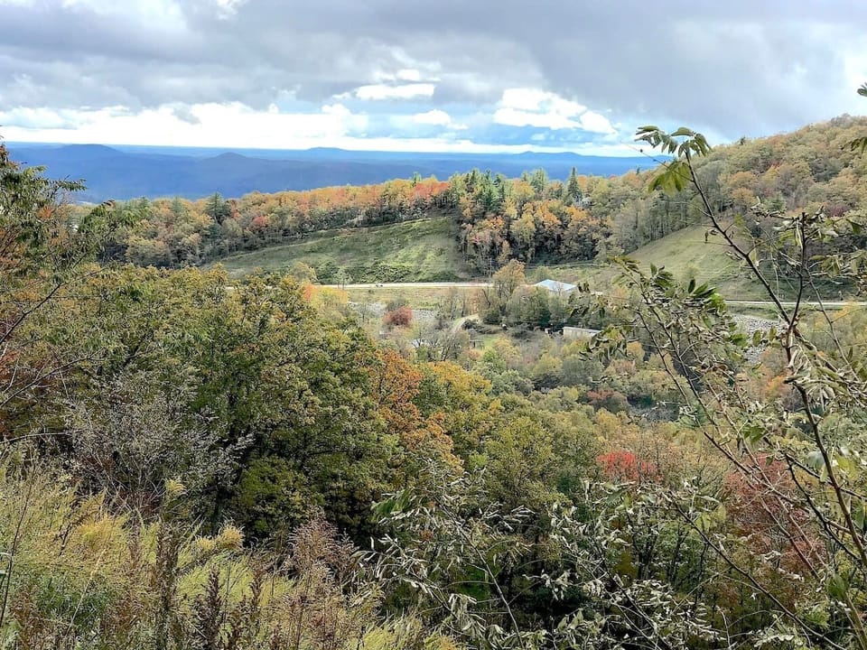 View of Elk ridge looking south