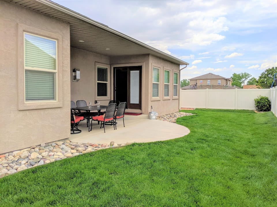 Plenty of yard space for the kids, dogs, or whole family to play.
