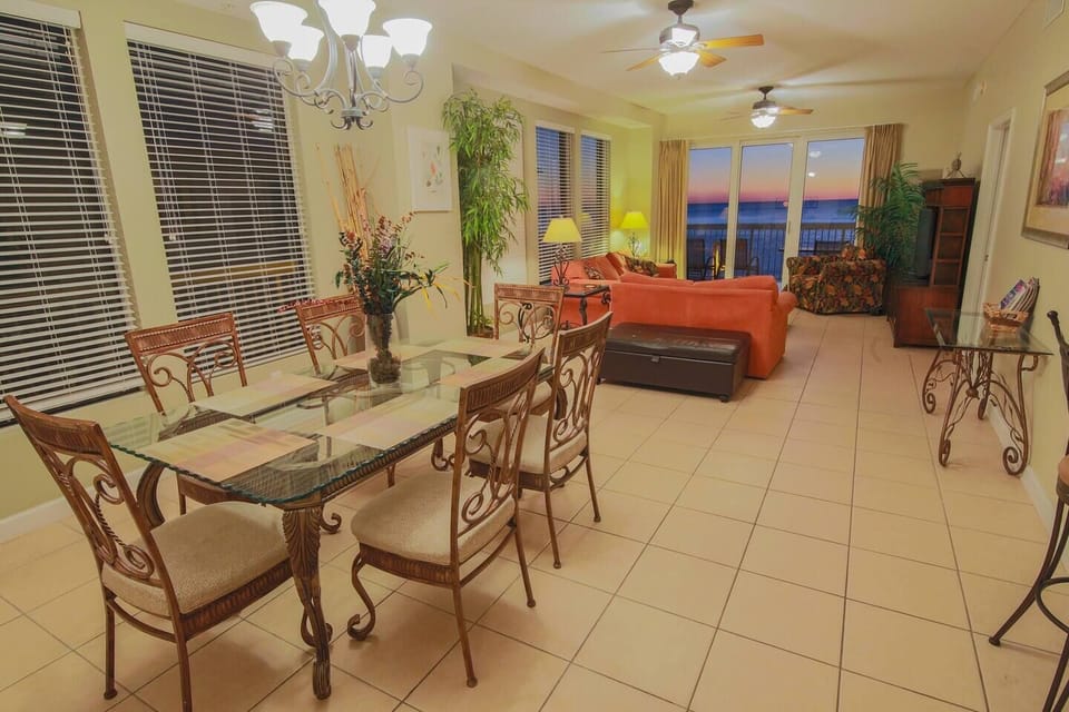 Dining and Living - plenty of space, plenty of windows to enjoy the view!