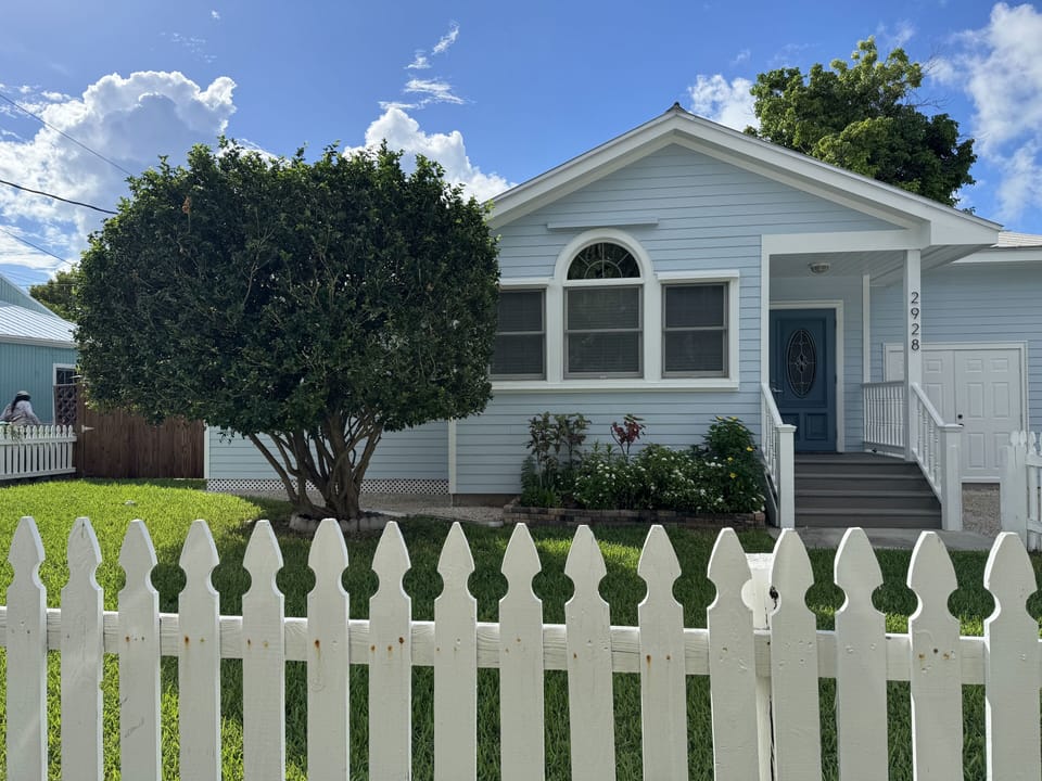 Fenced for convenience. 