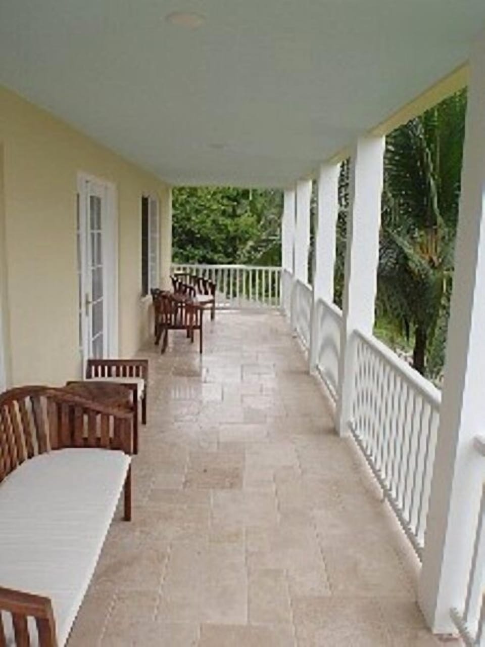 second floor patio