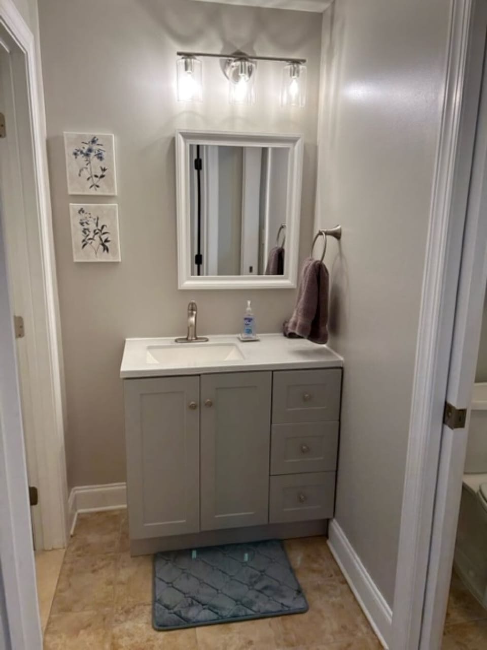 Second bath connected to second bedroom for privacy.
