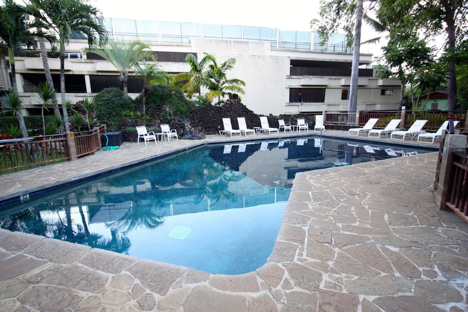 Jump in the pool after a trip to the beach, or just grab a book and lay out.