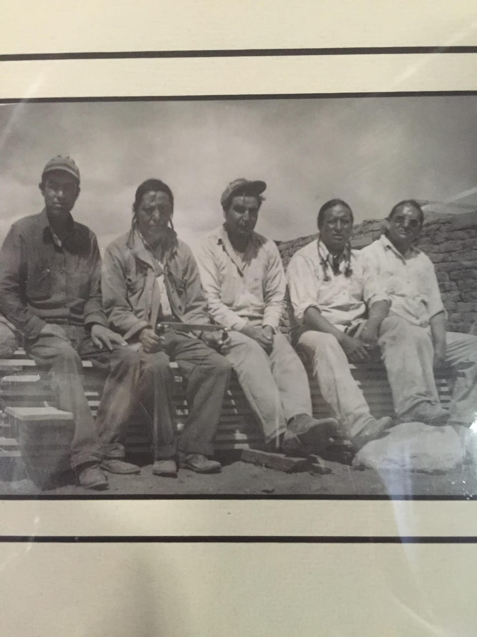 Taos pueblo men built this home in 1945 in their traditional way.